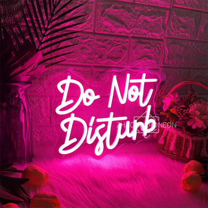 Do Not Disturb Neon Led Signs Wall Hanging Home Bedroom Decoration LED Neon Lights USB Bookstore Cafe Decor Business Signs